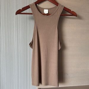 H&M Ribbed Tan Women’s Medium Tank Top Quality NWT Excellent Condition 10/10